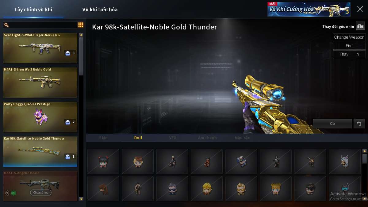 shop acc cf uy tin gia re